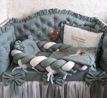 Load image into Gallery viewer, Luxury baby bedding cotton
120*60 personalised by embroidery
