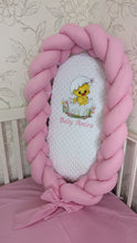 Load image into Gallery viewer, Baby nest with braided bumper
