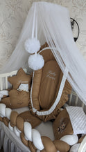 Load image into Gallery viewer, Luxury baby bedding 140*70 personalised by embroidery, 100% cotton
