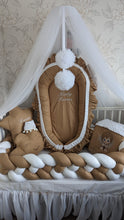 Load image into Gallery viewer, Luxury baby bedding 140*70 personalised by embroidery, 100% cotton

