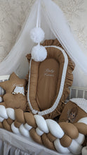 Load image into Gallery viewer, Luxury baby bedding 140*70 personalised by embroidery, 100% cotton
