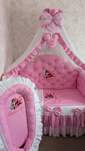 Load image into Gallery viewer, Luxury baby bedding 140*70 personalised by embroidery, 100% cotton
