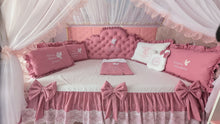 Load image into Gallery viewer, Luxury bedding 190*90 personalised by embroidery, 100% cotton
