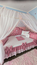 Load image into Gallery viewer, Luxury bedding 190*90 personalised by embroidery, 100% cotton
