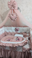 Load image into Gallery viewer, Luxury baby bedding 140*70 personalised by embroidery, 100% cotton 

✅
