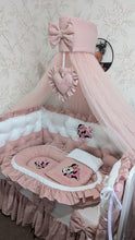 Load image into Gallery viewer, Luxury baby bedding 140*70 personalised by embroidery, 100% cotton 

✅
