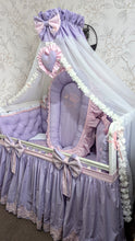 Load image into Gallery viewer, Luxury baby bedding 120*60 personalised by embroidery, 100% cotton
