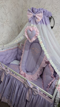 Load image into Gallery viewer, Luxury baby bedding 120*60 personalised by embroidery, 100% cotton

