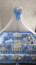 Load image into Gallery viewer, Luxury baby bedding 120*60 personalised by embroidery, 100% cotton

