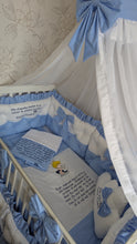 Load image into Gallery viewer, Luxury baby bedding 120*60 personalised by embroidery, 100% cotton
