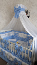 Load image into Gallery viewer, Luxury baby bedding 120*60 personalised by embroidery, 100% cotton
