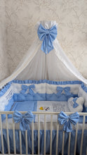 Load image into Gallery viewer, Luxury baby bedding 120*60 personalised by embroidery, 100% cotton
