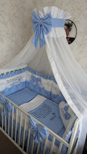 Load image into Gallery viewer, Luxury baby bedding 120*60 personalised by embroidery, 100% cotton
