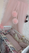 Load image into Gallery viewer, Luxury baby bedding  120*60 personalised by embroidery,  made in velvet
