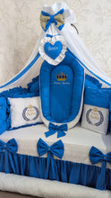Load image into Gallery viewer, Luxury baby bedding 140*70 personalised by embroidery, 100% cotton
