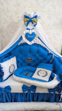 Load image into Gallery viewer, Luxury baby bedding 140*70 personalised by embroidery, 100% cotton
