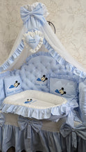 Load image into Gallery viewer, Luxury baby bedding 120*60 personalised by embroidery, 100% cotton

