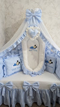 Load image into Gallery viewer, Luxury baby bedding 120*60 personalised by embroidery, 100% cotton
