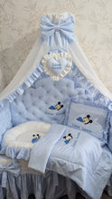 Load image into Gallery viewer, Luxury baby bedding 120*60 personalised by embroidery, 100% cotton

