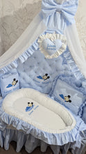 Load image into Gallery viewer, Luxury baby bedding 120*60 personalised by embroidery, 100% cotton
