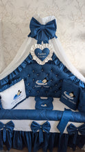 Load image into Gallery viewer, Luxury baby bedding 120*60 personalised by embroidery, 100% cotton

