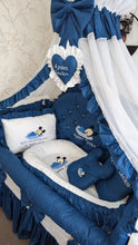 Load image into Gallery viewer, Luxury baby bedding 120*60 personalised by embroidery, 100% cotton
