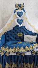 Load image into Gallery viewer, Luxury baby bedding 120*60 personalised by embroidery, 100% cotton

