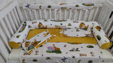 Load image into Gallery viewer, Baby bumpers for single bed 190*90 personalised by embroidery, 100% cotton
