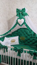 Load image into Gallery viewer, Luxury baby bedding 100% cotton 

  personalised by embroidery

