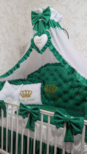 Load image into Gallery viewer, Luxury baby bedding 100% cotton 

  personalised by embroidery
