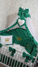 Load image into Gallery viewer, Luxury baby bedding 100% cotton 

  personalised by embroidery
