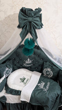 Load image into Gallery viewer, Luxury baby bedding 120*60 personalised by embroidery, 100% cotton
