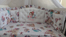 Load image into Gallery viewer, Baby bumpers personalised by embroidery
