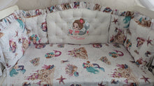 Load image into Gallery viewer, Baby bumpers personalised by embroidery

