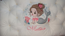 Load image into Gallery viewer, Baby bumpers personalised by embroidery
