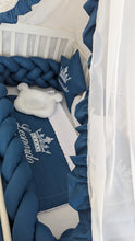 Load image into Gallery viewer, Luxury baby bedding 120*60 personalised by embroidery, 100% cotton
