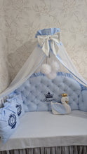 Load image into Gallery viewer, Luxury baby bedding 120*60 personalised by embroidery, 100% cotton
