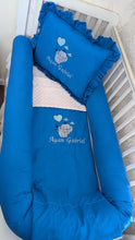 Load image into Gallery viewer, Baby bedding 140*70 personalised by embroidery, 100% Cotton
