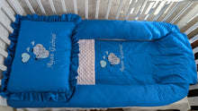 Load image into Gallery viewer, Baby bedding 140*70 personalised by embroidery, 100% Cotton
