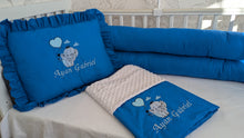 Load image into Gallery viewer, Baby bedding 140*70 personalised by embroidery, 100% Cotton
