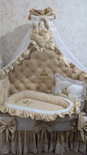 Load image into Gallery viewer, Luxury baby bedding velvet and cotton 

 120*60 personalised by embroidery
