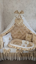 Load image into Gallery viewer, Luxury baby bedding velvet and cotton 

 120*60 personalised by embroidery
