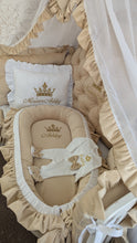 Load image into Gallery viewer, Luxury baby bedding velvet and cotton 

 120*60 personalised by embroidery
