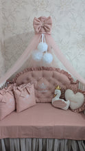 Load image into Gallery viewer, Luxury baby bedding  120*60 personalised by embroidery,  100% cotton
