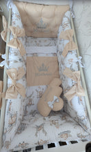 Load image into Gallery viewer, Luxury baby bedding 120*60 personalised by embroidery, 100% cotton
