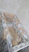 Load image into Gallery viewer, Luxury baby bedding 120*60 personalised by embroidery, 100% cotton
