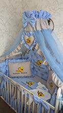 Load image into Gallery viewer, Luxury baby bedding 100% cotton 

  personalised by embroidery
