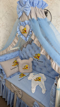 Load image into Gallery viewer, Luxury baby bedding 100% cotton 

  personalised by embroidery
