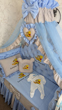 Load image into Gallery viewer, Luxury baby bedding 100% cotton 

  personalised by embroidery
