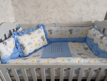 Load image into Gallery viewer, Baby bedding 120x60 personalised by embroidery 🪡
